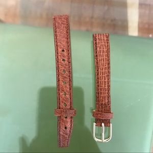Dainty Leather Watch Strap
